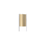 Плафон Nowodvorski Система Cameleon (Камелеон) Серия Cylinder S (Цилиндр S), Цвет Transparent/Brushed gold (Прозрачный/Матовое золото) арт. 12057