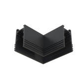 Коннектор для магнитных треков угловой Nowodvorski Серия Lvm Horizontal (Лвм Горизонтал) Цвет Black (Черный) арт. 10158