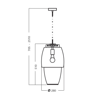 Подвесной светильник 4 Concepts Ariel Antracite Long Z204110000