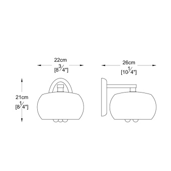 Бра Zumaline CRYSTAL W0076-01D-F4FZ