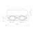 Встраиваемый светильник Nowodvorski Downlight 9574