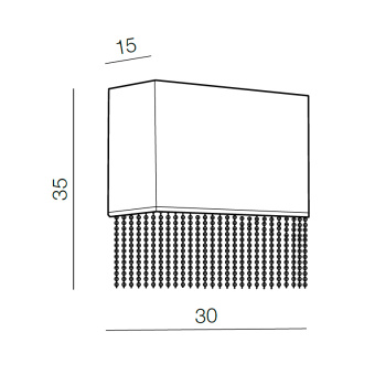 Настенный светильник Azzardo Glamour wall AZ1590