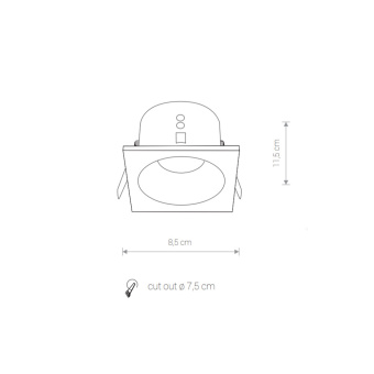 Встраиваемый светильник Nowodvorski Delta 8368