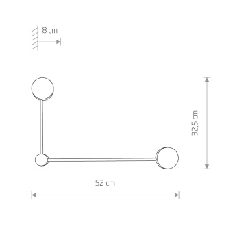 Настенный светильник  Nowodvorski Orbit  7801