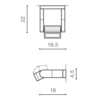 Настенный светильник Azzardo Frame wall AZ4308
