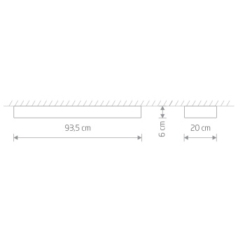 Потолочный cветильник Nowodvorski Soft Ceiling Led 90x20 7531
