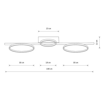 Настенно-потолочный светильник Nowodvorski Circolo Led 10816