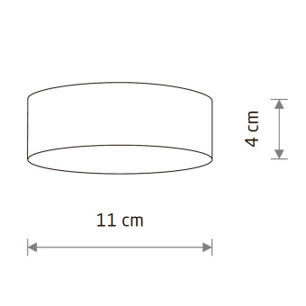 Потолочный cветильник Nowodvorski Lid Round Led 10411