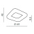 Потолочный светильник Azzardo Donut Sq Top 46 CCT AZ2664