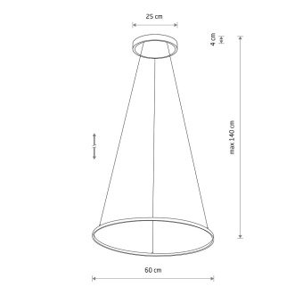 Подвесная люстра Nowodvorski Circolo Led M 10812