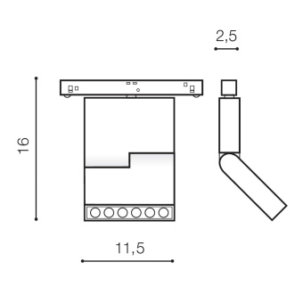 Трековый светильник Azzardo Aldo Track Magnetic AZ4623