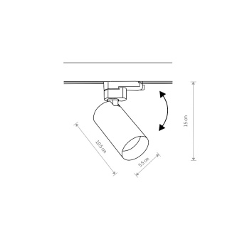 Трековый светильник Nowodvorski Ctls Mono 10236