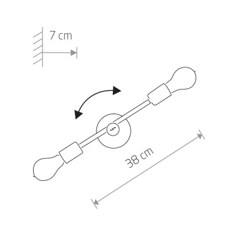 Бра Nowodvorski Sticks 6267