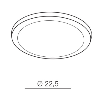 Встраиваемый светильник Azzardo Slim 22 Round AZ4165