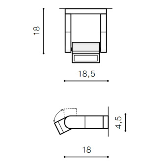 Настенный светильник Azzardo Frame wall AZ2134