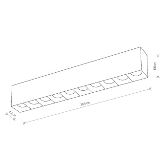 Накладной светильник Nowodvorski Midi Led 10053