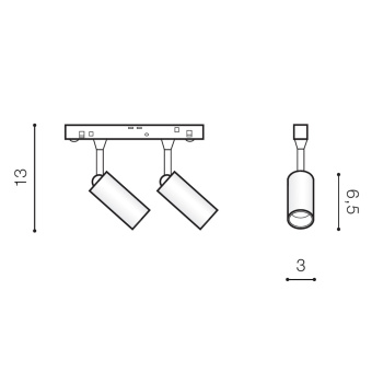 Трековый светильник Azzardo Nikki Track Magnetic AZ4594