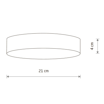 Потолочный cветильник Nowodvorski Lid Round Led 10404