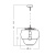 Подвесной светильник 4 Concepts Ariel Antracite Wide Z205110000