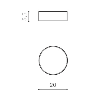 Потолочный светильник Azzardo Casper Round AZ4495