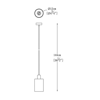 Подвесной светильник Zumaline PIOLI P0369-01A-F4GR