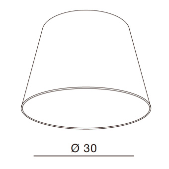 Абажур Azzardo Shade ZF 30 AZ2586