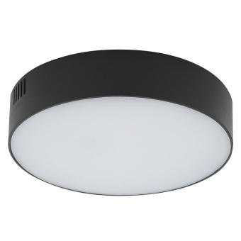 Потолочный cветильник Nowodvorski Серия Lid Round Led (Лид Раунд Лед) Цвет Black (Черный) арт. 10407