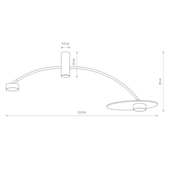 Потолочная люстра Nowodvorski Heft 10356
