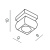 Потолочный светильник Azzardo Rubic 1 top AZ0489 Потолочный светильник Azzardo Rubic 1 top AZ0489