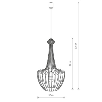 Подвесная люстра Nowodvorski Luksor S 8851