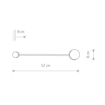 Настенный светильник  Nowodvorski Orbit  7802